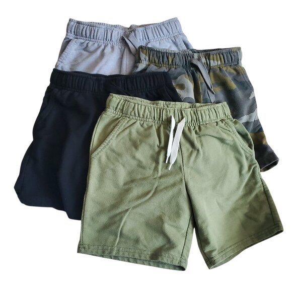 Cat & Jack Boys‎ Cotton Shorts Set of 4 Size Small - Picture 1 of 3